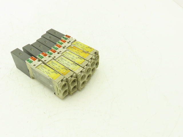 SMC SQ2231D-5D-C6 Pneumatic 5 Port 2 Pos. Double Solenoid Valve 24V Lot of 6