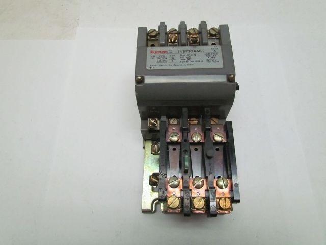 Furnas Siemens 14BP332AA81 Motor Starter Control SZ 00 3PH Open 120V Coil