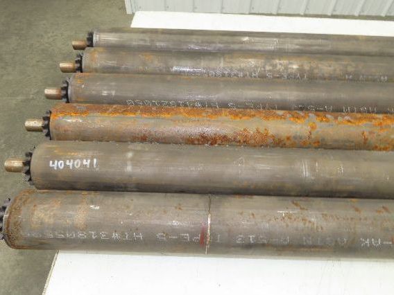 3.5" Steel Conveyor Roller Chain Drive Sprocket 52" Pallet Conveyor Lot of 6