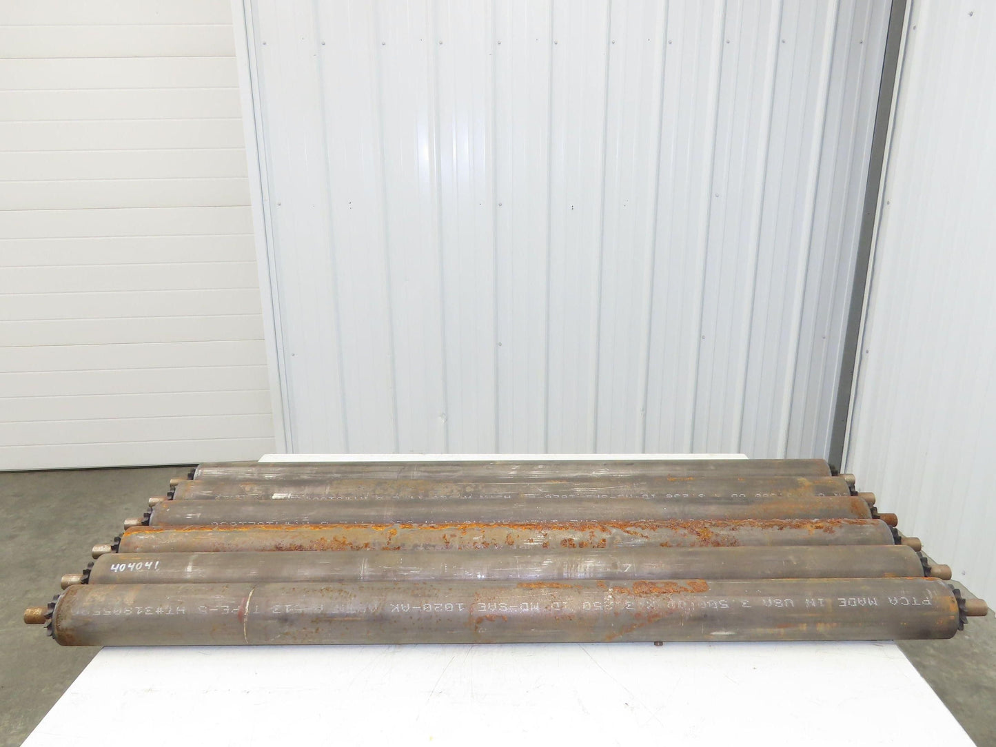 3.5" Steel Conveyor Roller Chain Drive Sprocket 52" Pallet Conveyor Lot of 6