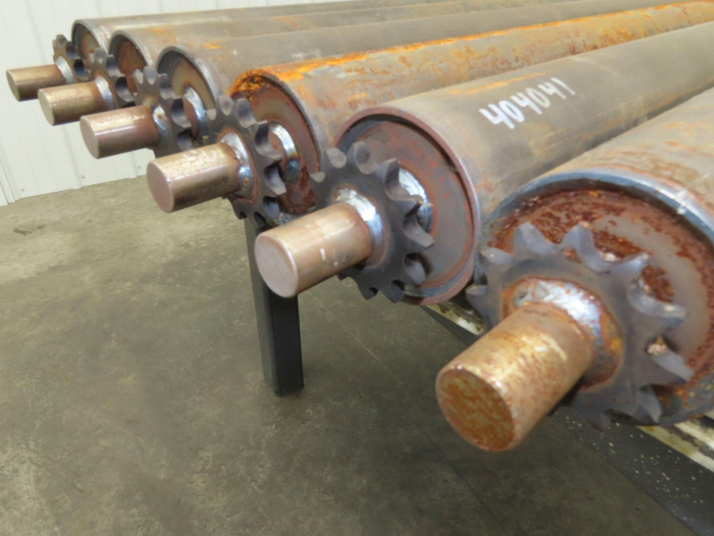 3.5" Steel Conveyor Roller Chain Drive Sprocket 52" Pallet Conveyor Lot of 6