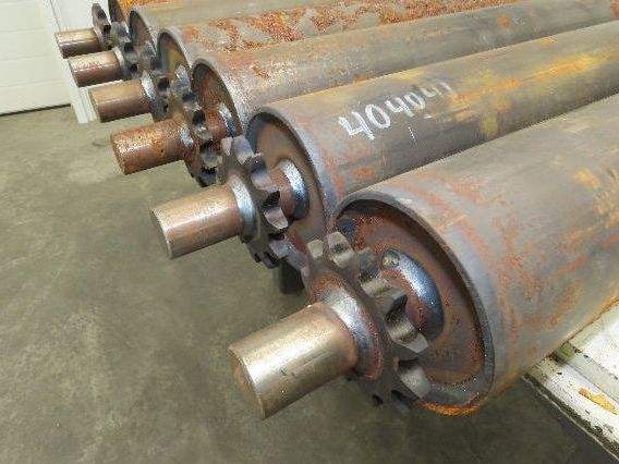 3.5" Steel Conveyor Roller Chain Drive Sprocket 52" Pallet Conveyor Lot of 6