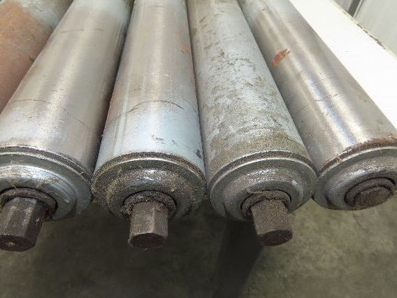 2.5" Gravity Conveyor Roller 52"BF Pallet Conveyor 11/16" Hex Axle Lot of 10