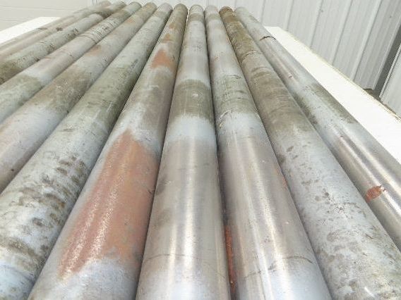 2.5" Gravity Conveyor Roller 52"BF Pallet Conveyor 11/16" Hex Axle Lot of 10