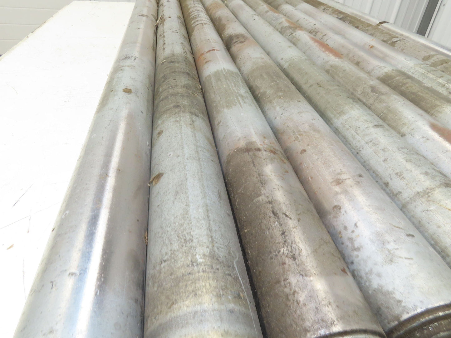 2.5" Gravity Conveyor Roller 52"BF Pallet Conveyor 11/16" Hex Axle Lot of 10