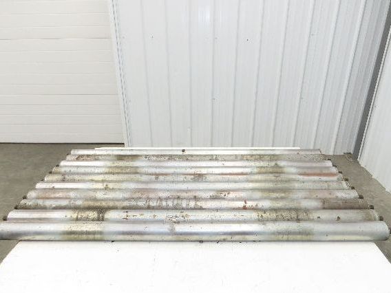 2.5" Gravity Conveyor Roller 52"BF Pallet Conveyor 11/16" Hex Axle Lot of 10