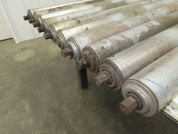 2.5" Gravity Conveyor Roller 52"BF Pallet Conveyor 11/16" Hex Axle Lot of 10