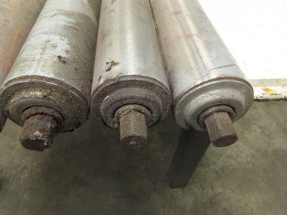 2.5" Gravity Conveyor Roller 52"BF Pallet Conveyor 11/16" Hex Axle Lot of 10