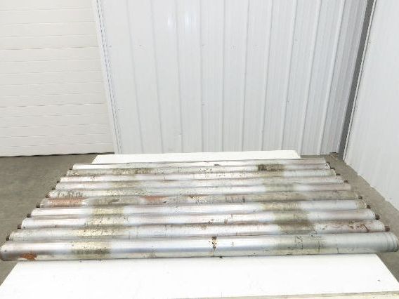 2.5" Gravity Conveyor Roller 52"BF Pallet Conveyor 11/16" Hex Axle Lot of 10