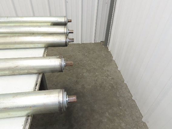2.5" Galvanized Conveyor Roller Double Sprocket 52" Pallet Conveyor Lot of 6