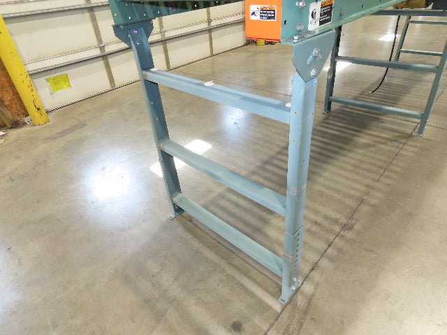 Roach 36"x 15' Live Roller Conveyor 33"BF Line Shaft O-Ring Drive 65fpm 460V 3PH
