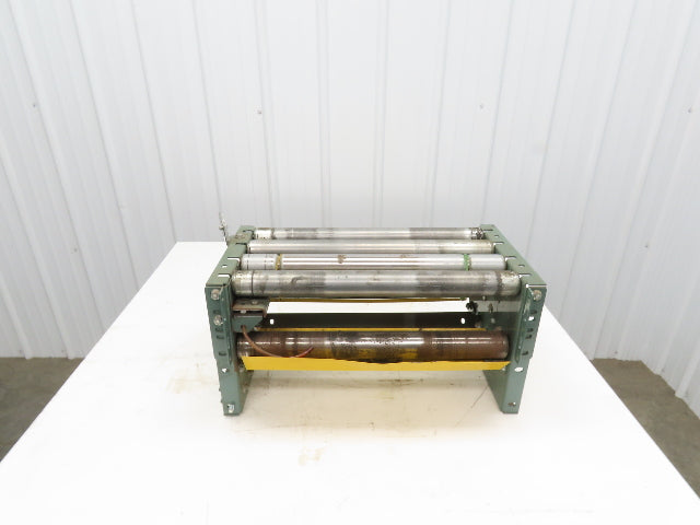 Hytrol 24" Accumulation Roller Conveyor Tail Pulley Assembly 21"BF Belt Drive