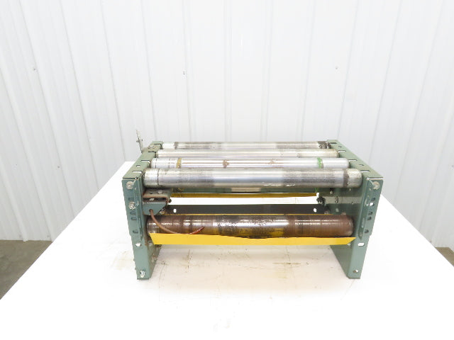 Hytrol 24" Accumulation Roller Conveyor Tail Pulley Assembly 21"BF Belt Drive