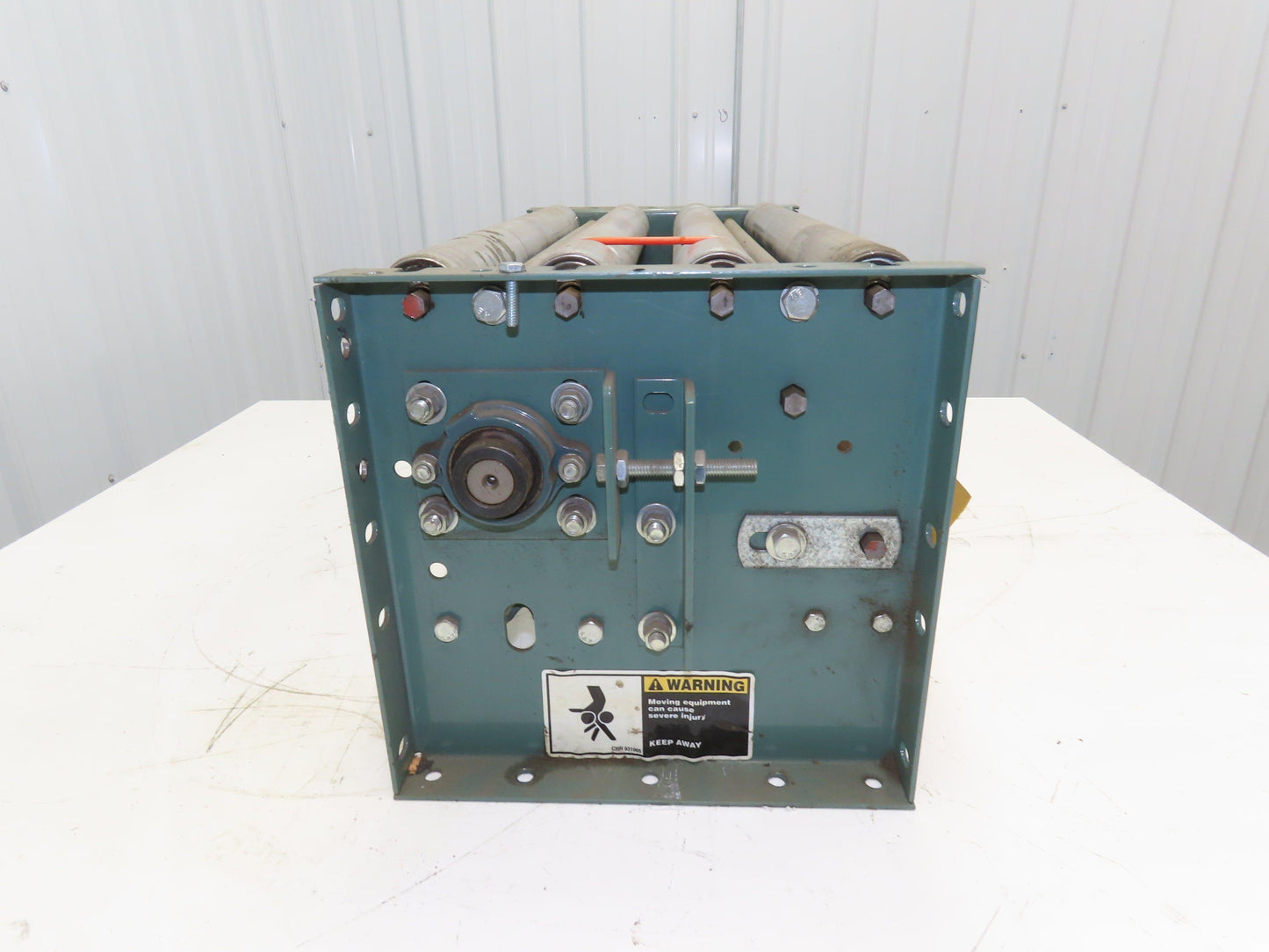 Hytrol 24" Accumulation Roller Conveyor Tail Pulley Assembly 21"BF Belt Drive
