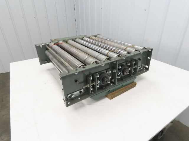 Hytrol 24" Accumulation Roller Conveyor Double Tail Pulley Joiner Section 21"BF
