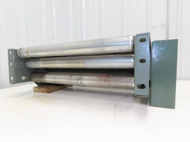 Hytrol 24" Accumulation Roller Conveyor Double Tail Pulley Joiner Section 21"BF