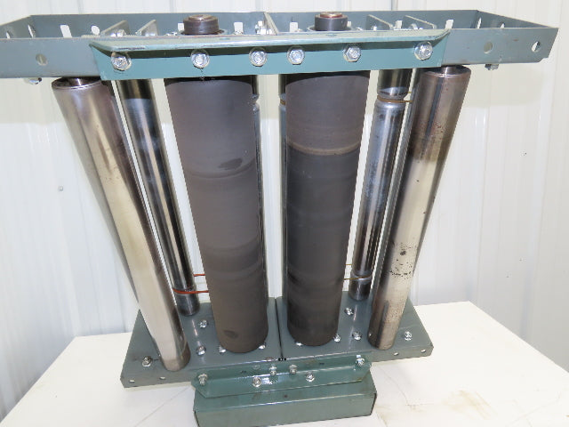 Hytrol 24" Accumulation Roller Conveyor Double Tail Pulley Joiner Section 21"BF