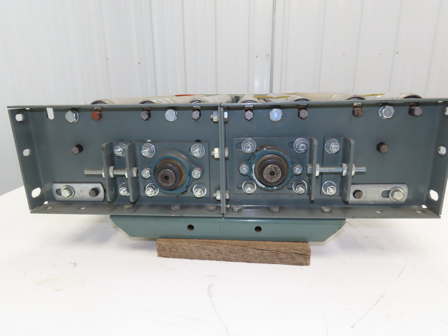 Hytrol 24" Accumulation Roller Conveyor Double Tail Pulley Joiner Section 21"BF