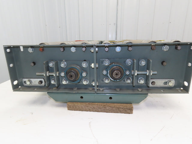 Hytrol 24" Accumulation Roller Conveyor Double Tail Pulley Joiner Section 21"BF