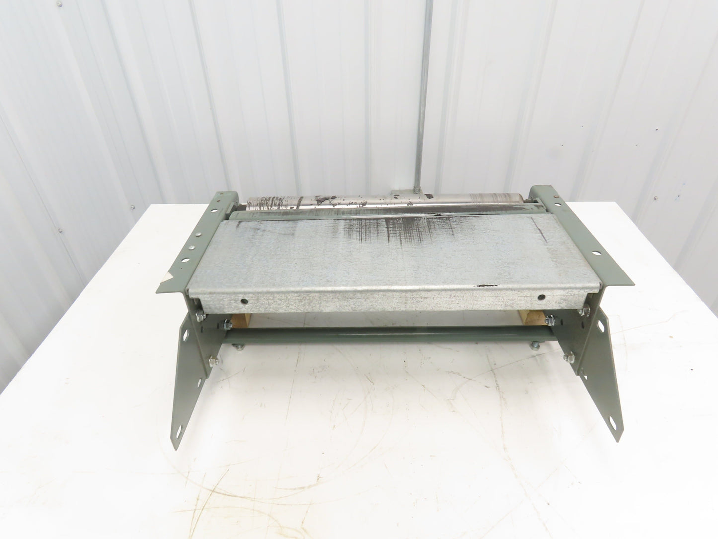 Hytrol 24" Slider Bed Belt Conveyor Tail Pulley Assembly