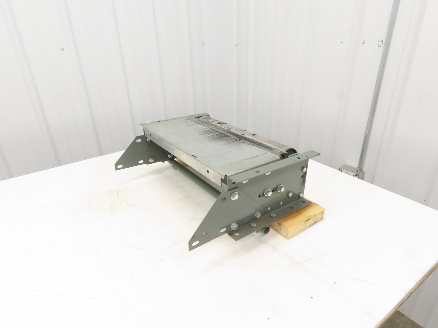 Hytrol 24" Slider Bed Belt Conveyor Tail Pulley Assembly