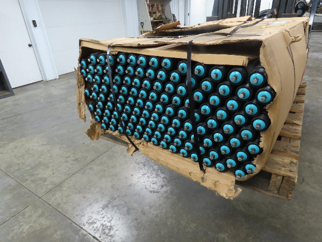 Damon 2250 Conveyor Roller 1.9"x 51"BF Poly-Vee Belt Galvanized Steel Lot of 5