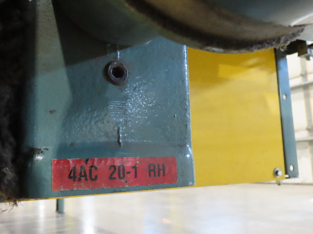 Hytrol 24"x 10' Belt-Over Roller Conveyor 21"BF Center Drive 1Hp 230/460V 136fpm