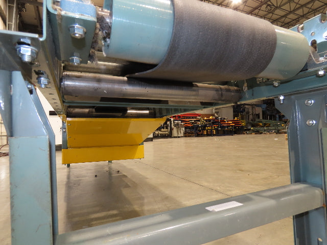 Hytrol 24"x 10' Belt-Over Roller Conveyor 21"BF Center Drive 1Hp 230/460V 136fpm