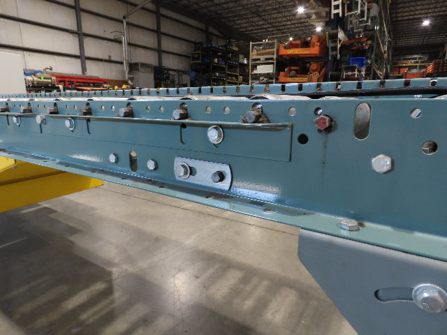 Hytrol 24"x 10' Belt-Over Roller Conveyor 21"BF Center Drive 1Hp 230/460V 136fpm