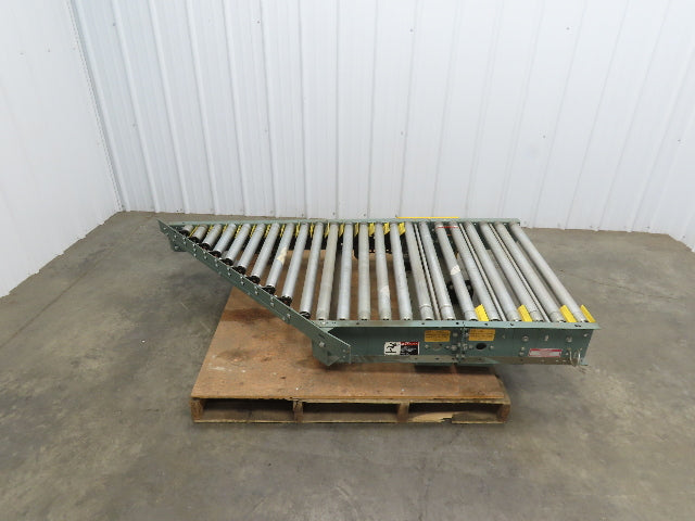 Hytrol 36" Accumulation Roller Conveyor 45° Diverter Spur V-Belt Slave Drive