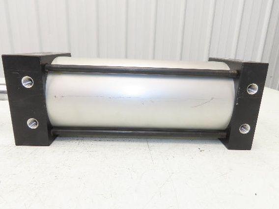 TRD Bimba Pneumatic Air Cylinder 4" Bore 8" Stroke 250 PSI 10.25" Extended Rod