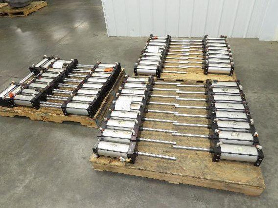 TRD Bimba Pneumatic Air Cylinder 4" Bore 8" Stroke 250 PSI 10.25" Extended Rod