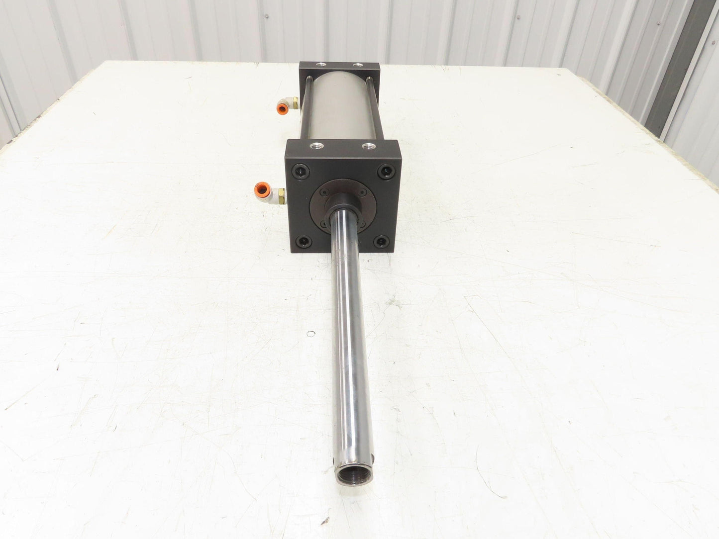 TRD Bimba Pneumatic Air Cylinder 4" Bore 8" Stroke 250 PSI 10.25" Extended Rod