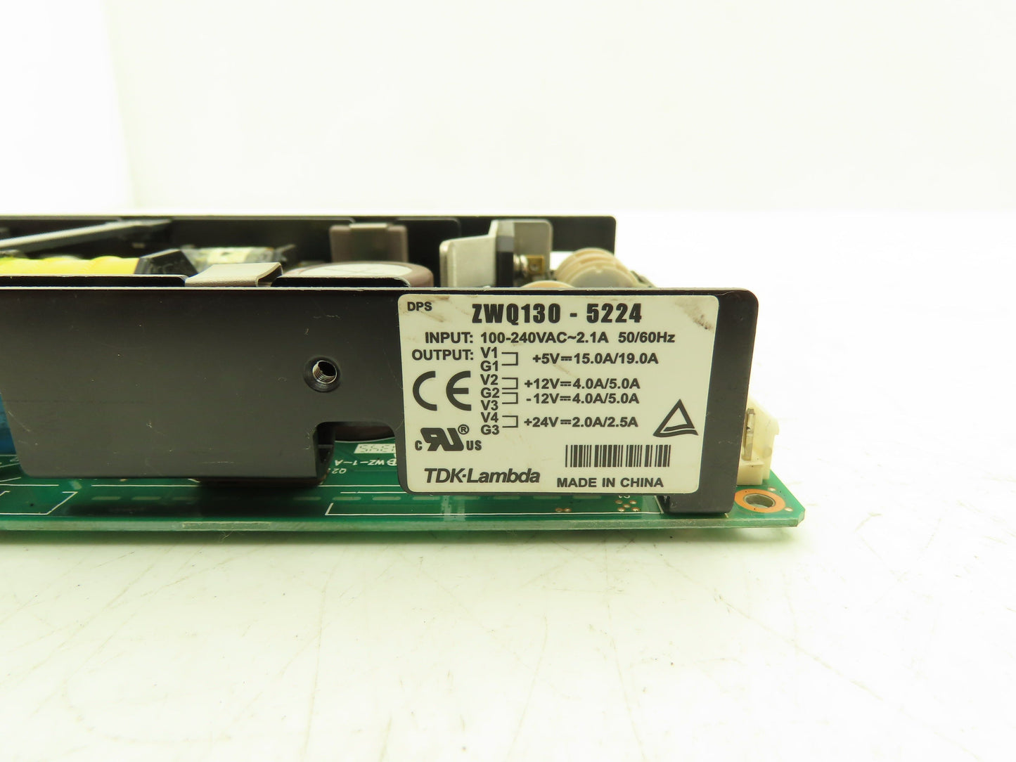 TDK-Lambda ZWQ130-5224 Power Supply 100-240VAC Input 5/12/24VDC Output