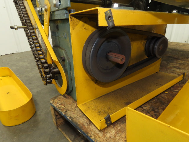 Hytrol 36" Accumulation Roller Conveyor 45° RH Curve V-Belt Drive 1Hp 460V 3PH