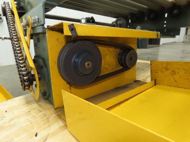 Hytrol 36" Accumulation Roller Conveyor 30° RH Curve V-Belt Drive 1Hp 460V 3PH