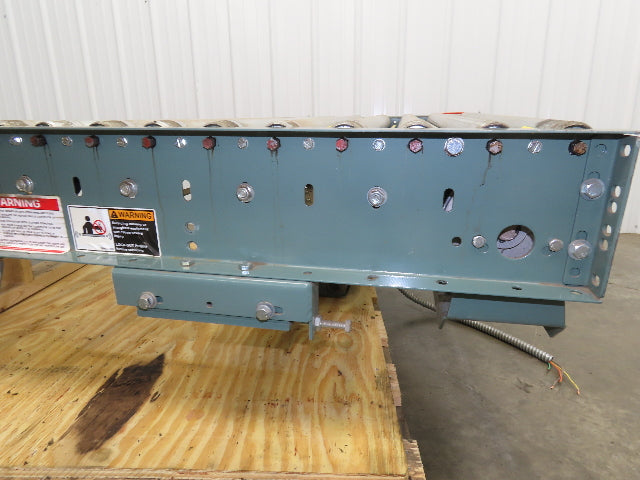 Hytrol 36" Accumulation Roller Conveyor 30° RH Curve V-Belt Drive 1Hp 460V 3PH