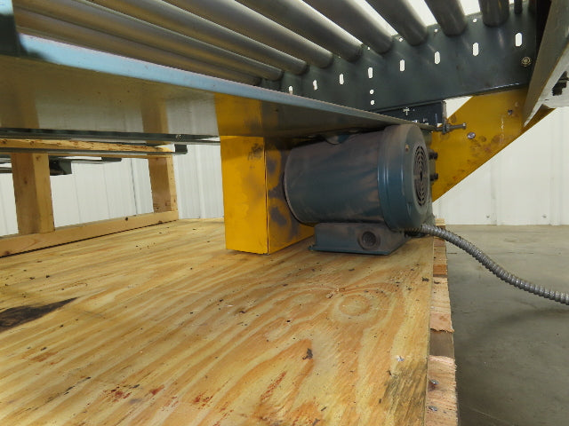 Hytrol 36" Accumulation Roller Conveyor 30° RH Curve V-Belt Drive 1Hp 460V 3PH