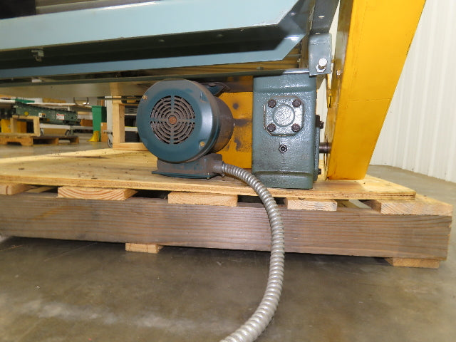 Hytrol 36" Accumulation Roller Conveyor 30° RH Curve V-Belt Drive 1Hp 460V 3PH