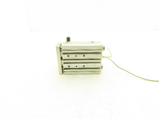 SMC Pneumatic Slide Bearing Guided Air Cylinder 25mm Bore 50mm Stroke