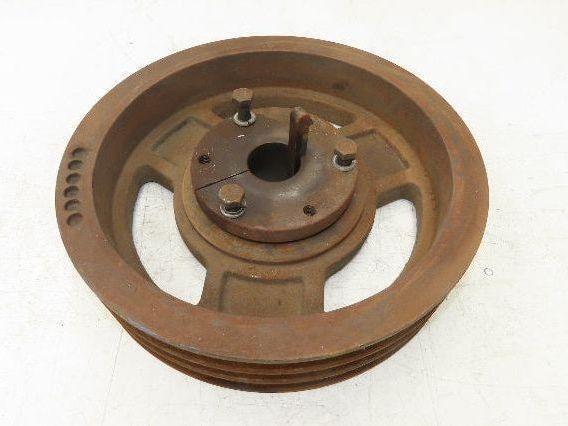 3-Groove C 0.88" V-Belt Pulley Sheave R1 Taper Bushed 14.5" OD 1-15/16" Bore