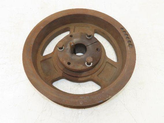 3-Groove C 0.88" V-Belt Pulley Sheave R1 Taper Bushed 14.5" OD 1-15/16" Bore