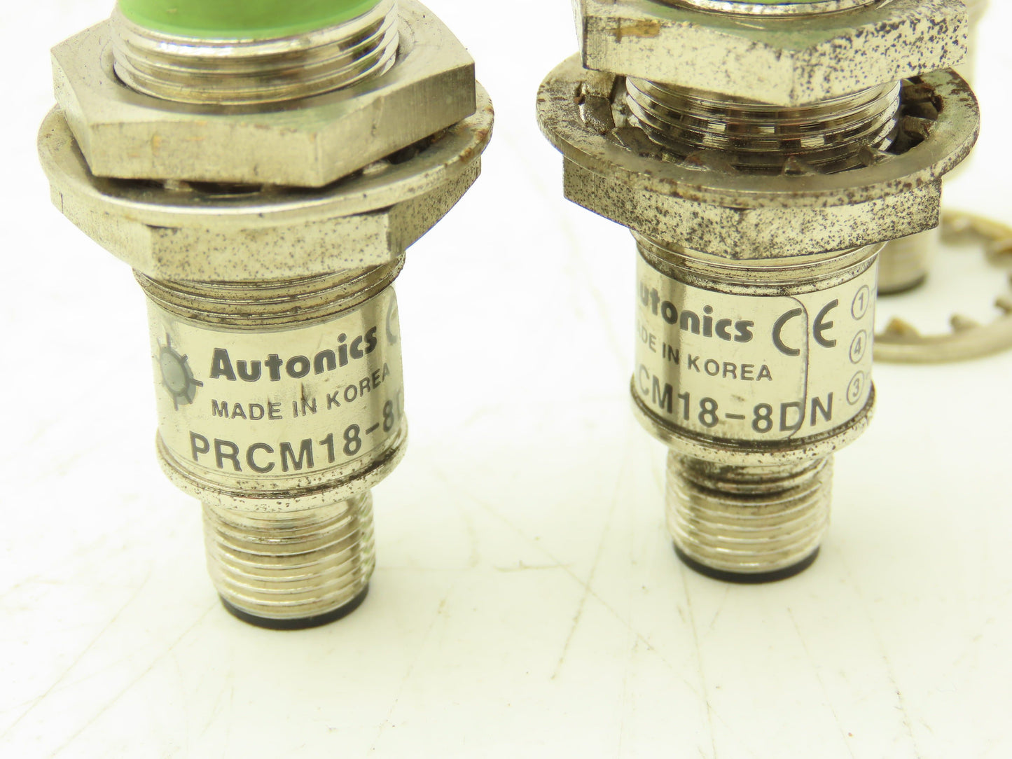 Autonics PRCM18-8DN Sensor 8mm Sensing Distance M18 12/24vDC Lot of 3