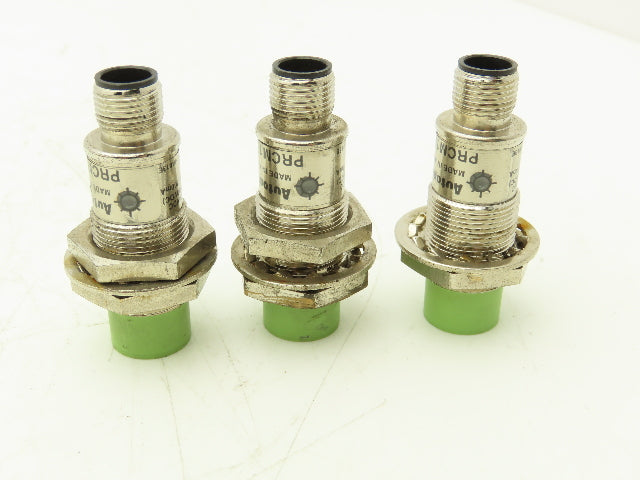 Autonics PRCM18-8DN Sensor 8mm Sensing Distance M18 12/24vDC Lot of 3