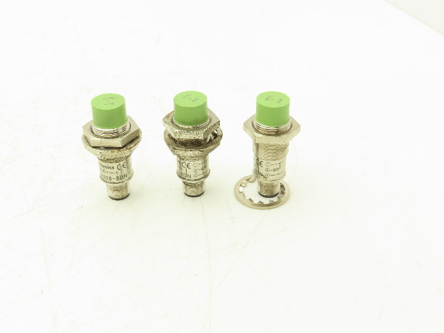 Autonics PRCM18-8DN Sensor 8mm Sensing Distance M18 12/24vDC Lot of 3