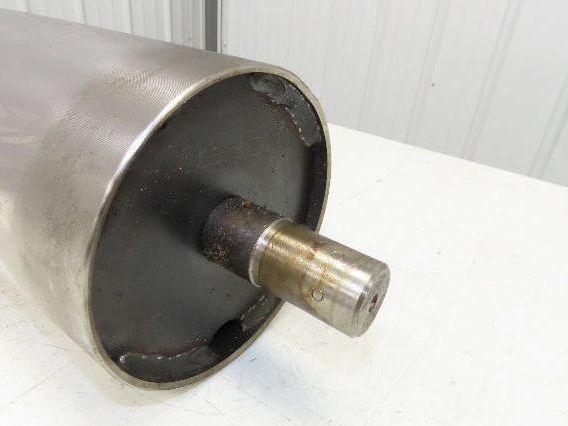 Hytrol 6"x 14.25" Crowned Take-Up Pulley for 24" Conveyor 21"BF 1-3/16" Shaft