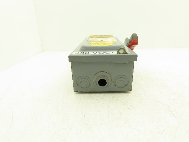 Square D H361N Safety Disconnect Disconnect Switch 30A Fused 3 Pole 600V F05