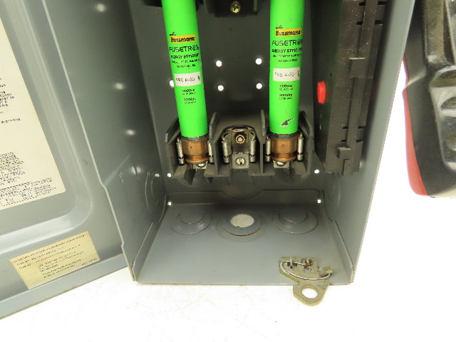 Square D H361N Safety Disconnect Disconnect Switch 30A Fused 3 Pole 600V F05