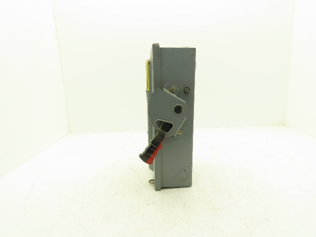 Square D H361N Safety Disconnect Disconnect Switch 30A Fused 3 Pole 600V F05