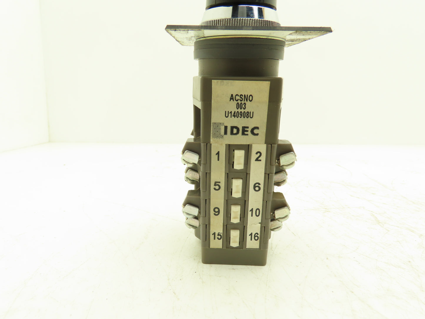 IDEC ACSNO Selector Switch 4 Pole 10 Position Cam Operated